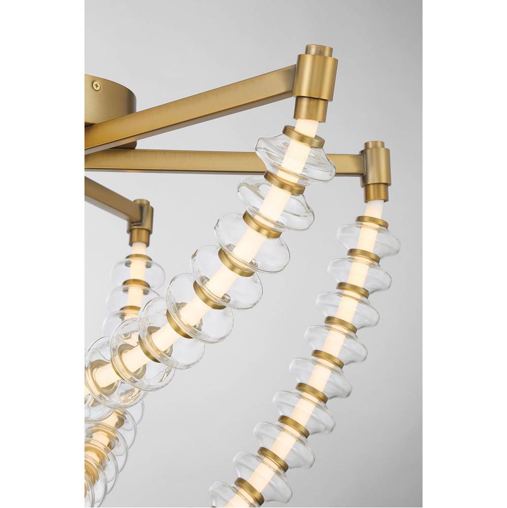 Minka-Lavery 5645-732-L Legacy Brass Led Flush Mount Image 6
