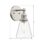 Minka-Lavery 5681-84 Brushed Nickel Barwell 11.75'' High 1-light Bath Sconce Image 2