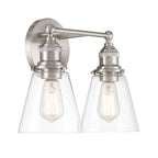 Minka-Lavery 5682-84 Brushed Nickel Barwell 15'' 2-light Vanity Image 7