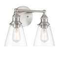 Minka-Lavery 5682-84 Brushed Nickel Barwell 15'' 2-light Vanity Image 1