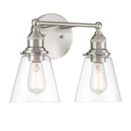 Minka-Lavery 5682-84 Brushed Nickel Barwell 15'' 2-light Vanity Image 1