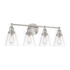 Minka-Lavery 5684-84 Brushed Nickel Barwell 33'' 4-light Vanity Image 1