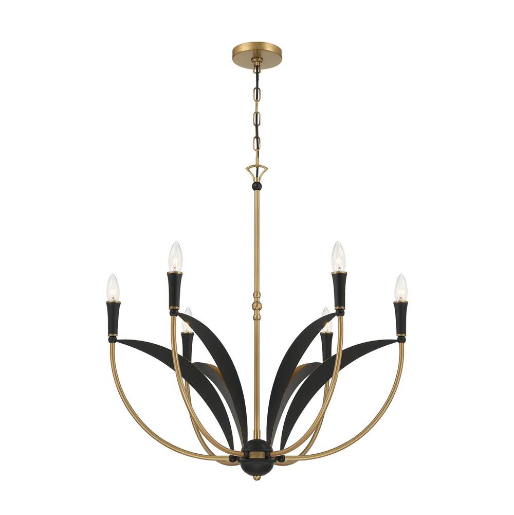 Minka-Lavery 5696-782 Legacy Brass 6 Light Chandelier Image 7