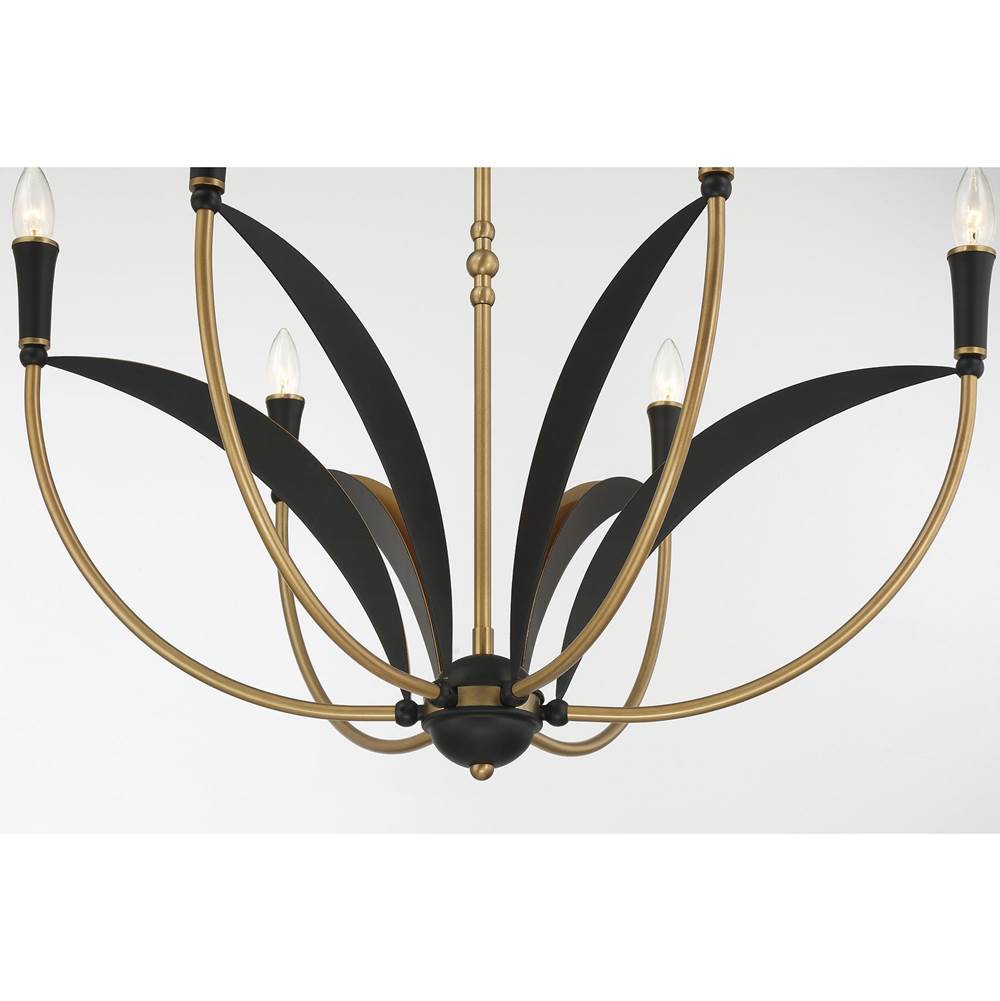 Minka-Lavery 5696-782 Legacy Brass 6 Light Chandelier Image 5
