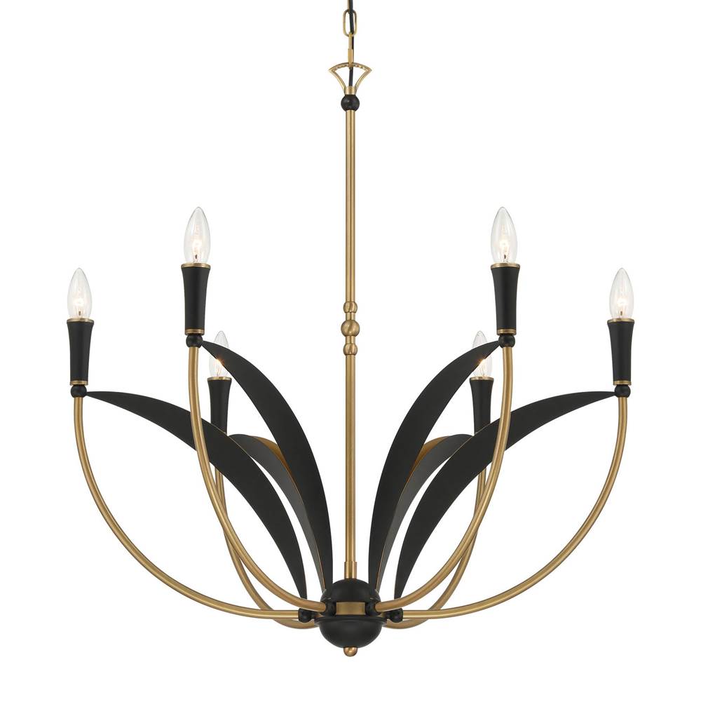 Minka-Lavery 5696-782 Legacy Brass 6 Light Chandelier Image 1