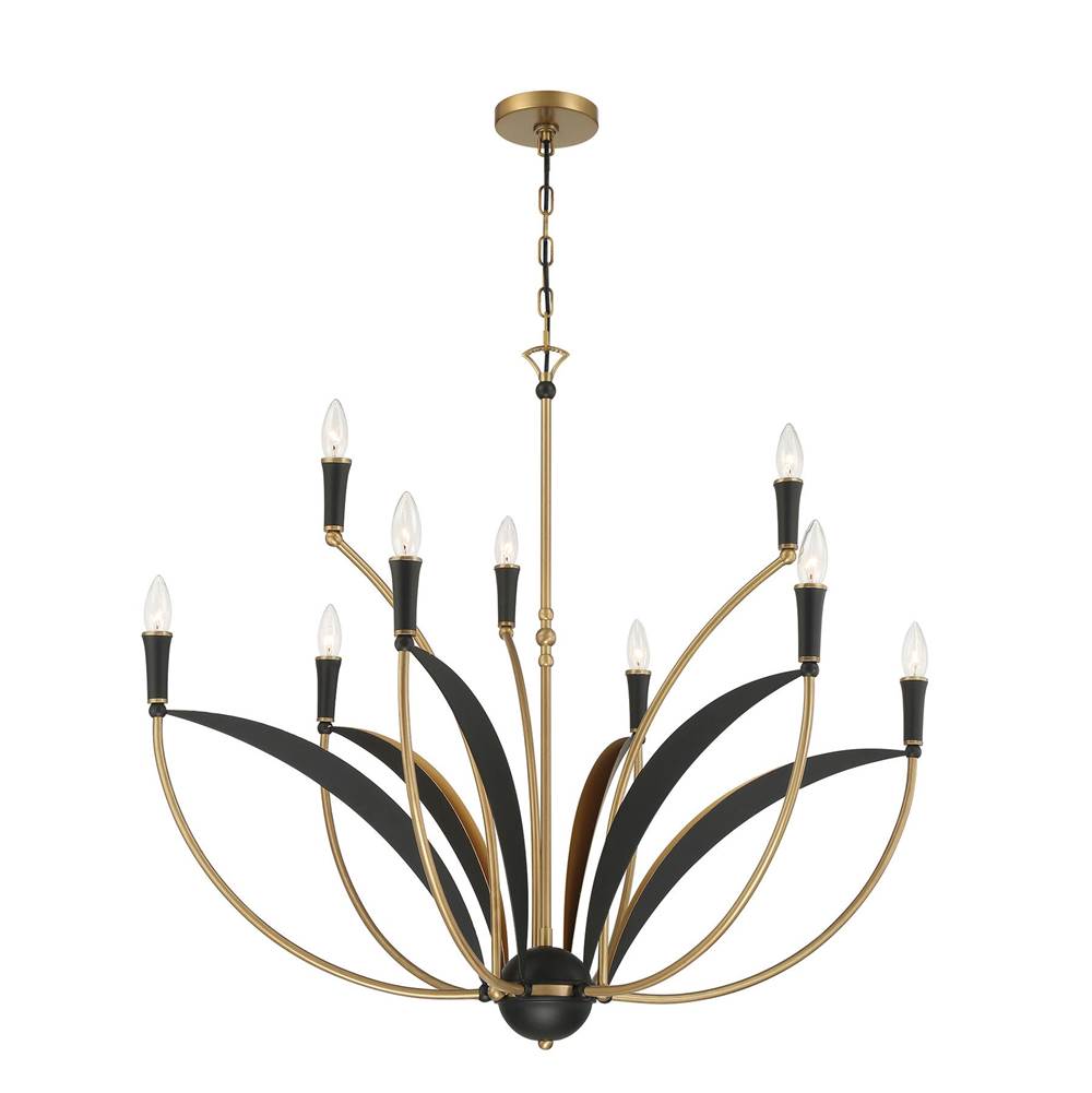 Minka-Lavery 5699-782 Legacy Brass 9 Light Chandelier Image 6