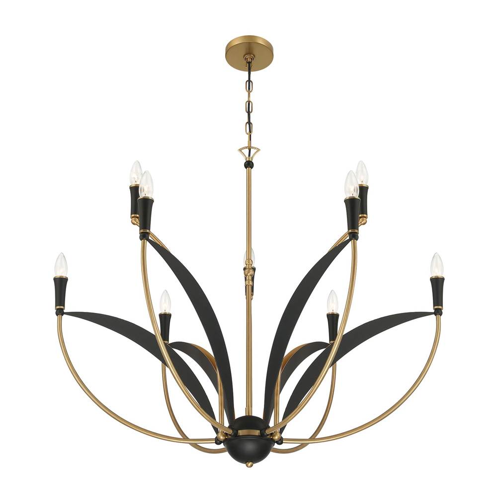 Minka-Lavery 5699-782 Legacy Brass 9 Light Chandelier Image 5