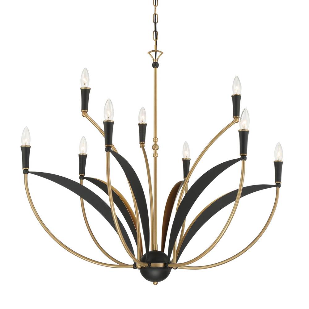 Minka-Lavery 5699-782 Legacy Brass 9 Light Chandelier Image 1