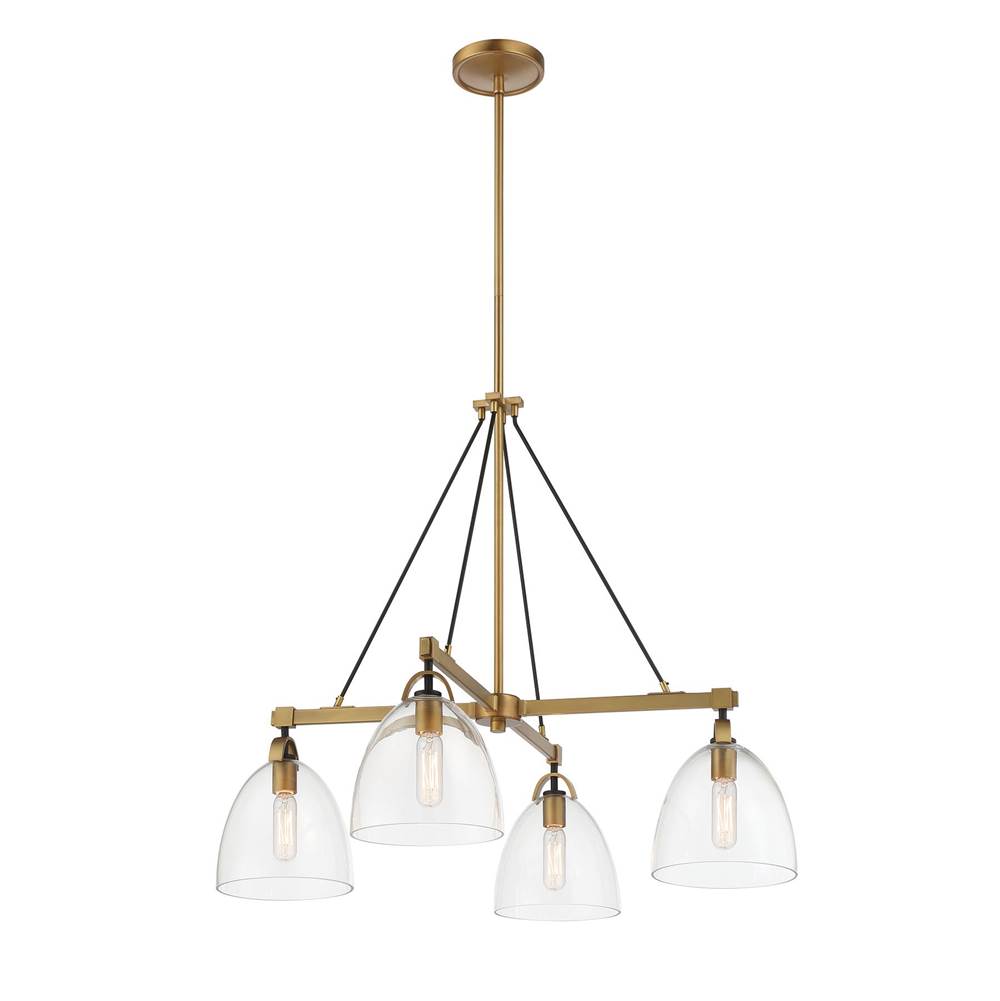 Minka-Lavery 5714-876 Legacy Brass 4 Light Chandelier Image 6