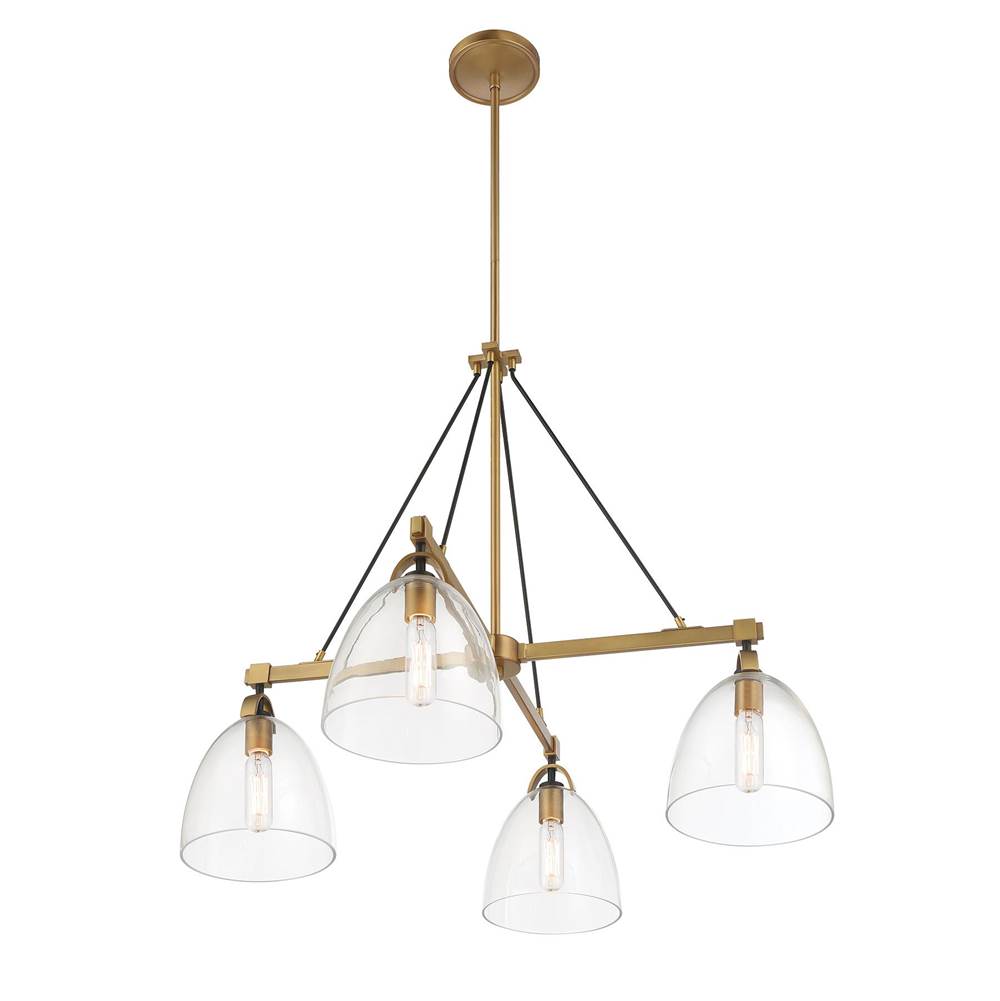 Minka-Lavery 5714-876 Legacy Brass 4 Light Chandelier Image 5