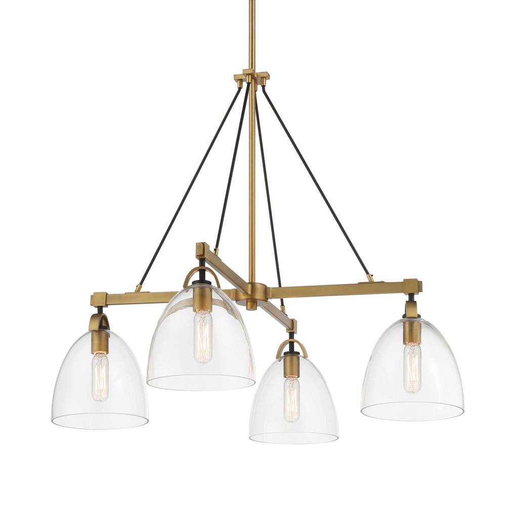 Minka-Lavery 5714-876 Legacy Brass 4 Light Chandelier Image 1