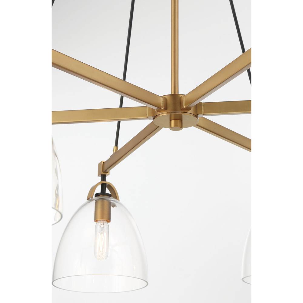Minka-Lavery 5716-876 Legacy Brass 6 Light Chandelier Image 4