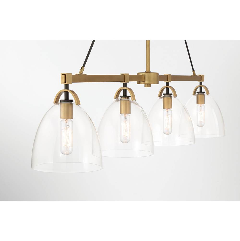 Minka-Lavery 5717-876 Legacy Brass 4 Light Island Image 4