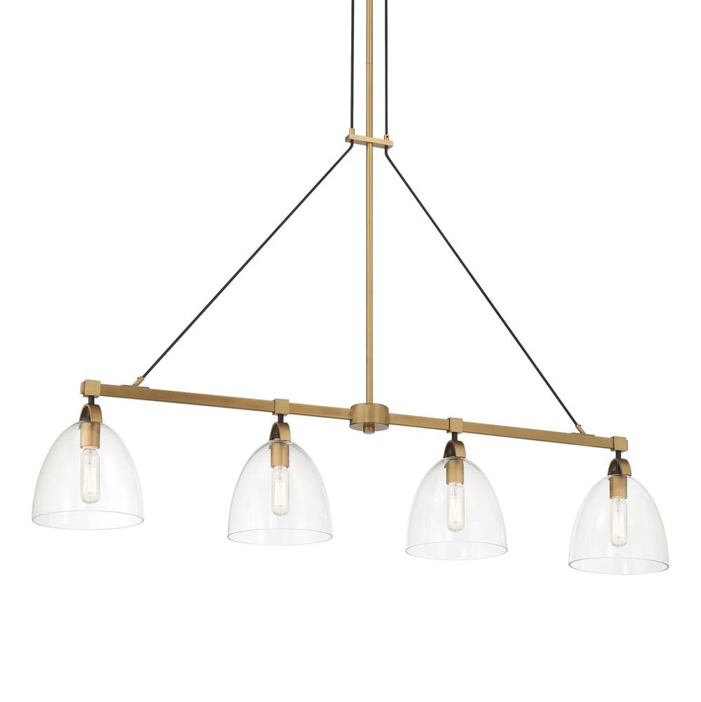 Minka-Lavery 5717-876 Legacy Brass 4 Light Island Image 1