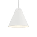 Minka-Lavery Vantage 1-light White Conical Pendant