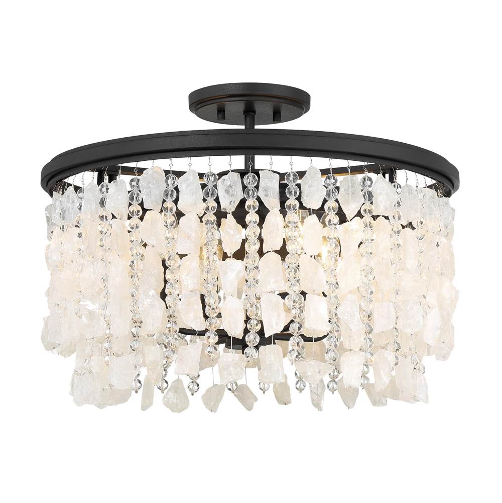Minka-Lavery Shimmering Elegance Shimmering Elegance 4 Light Semi Flush