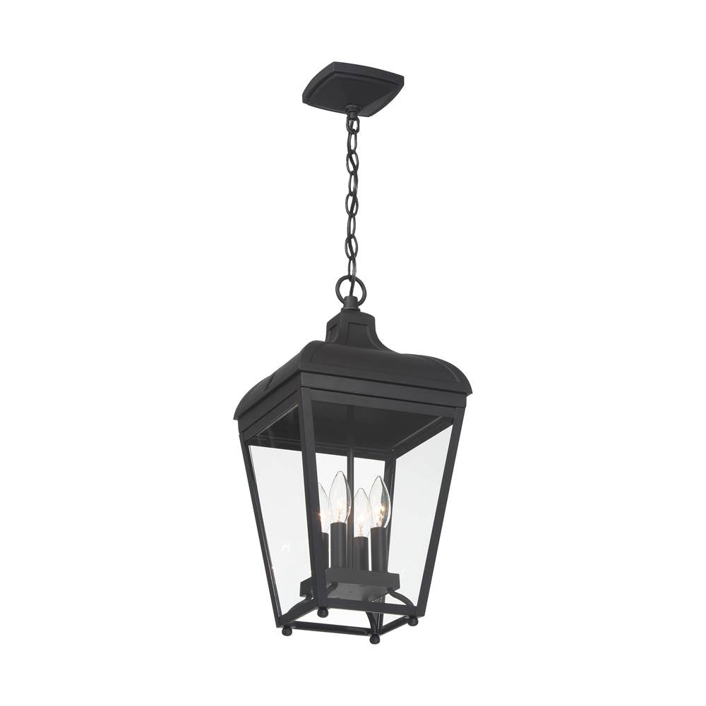 Minka-Lavery 72484-66-C Sand Coal Black Marquee 4 Light Chain Hung Image 2