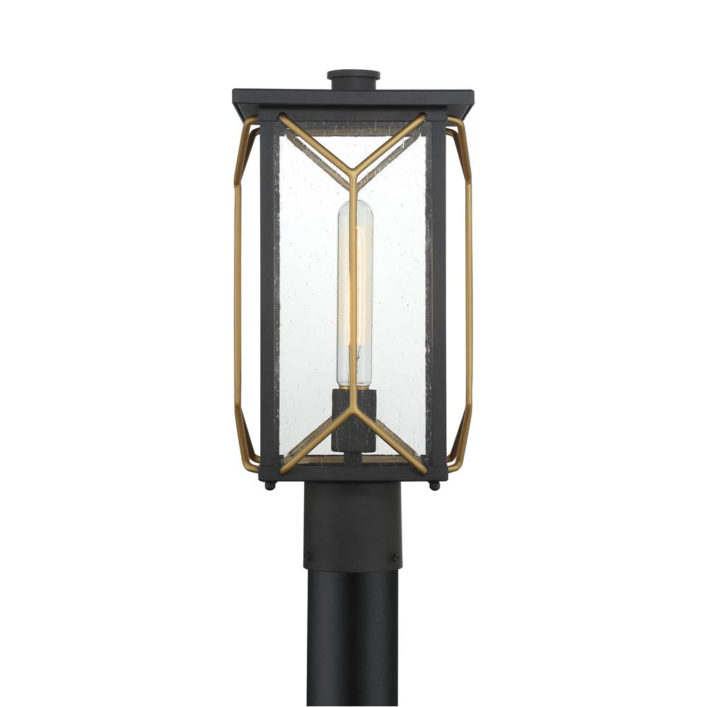 Minka-Lavery 72806-727 Sand Coal,Mystic Gold Hillside Manor - 1 Light Outdoor Post Image 4