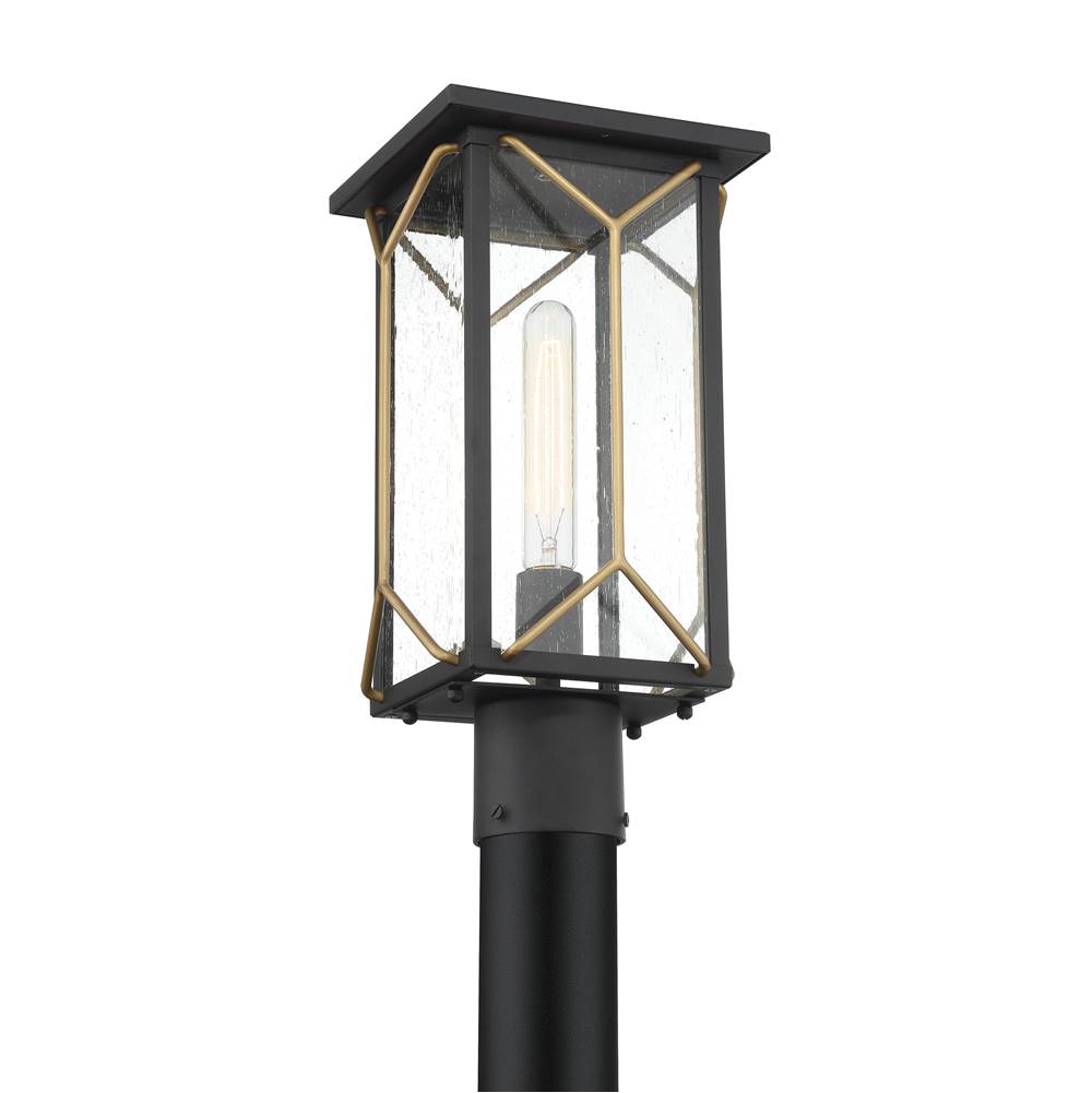 Minka-Lavery 72806-727 Sand Coal,Mystic Gold Hillside Manor - 1 Light Outdoor Post Image 3