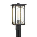 Minka-Lavery 72806-727 Sand Coal,Mystic Gold Hillside Manor - 1 Light Outdoor Post Image 1
