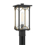 Minka-Lavery 72806-727 Sand Coal,Mystic Gold Hillside Manor - 1 Light Outdoor Post Image 1
