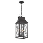 Minka-Lavery 73297-143C Oil Rubbed Bronze,Gold Highlights De Luz - 4 Light Outdoor Chain Hung Lantern Image 2