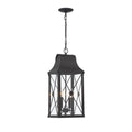Minka-Lavery 73297-143C Oil Rubbed Bronze,Gold Highlights De Luz - 4 Light Outdoor Chain Hung Lantern Image 1
