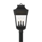 Minka-Lavery 73345-66 Sand Coal Black Altimeter 4 Light Outdoor Post Mount Image 3