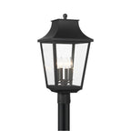 Minka-Lavery 73345-66 Sand Coal Black Altimeter 4 Light Outdoor Post Mount Image 1