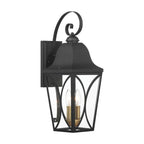 Minka-Lavery 73352-757 Sand Coal Black,Olden Brass Cardigan 2 Light Outdoor Wall Mount Image 3