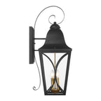 Minka-Lavery 73359-757 Sand Coal Black,Olden Brass Cardigan 4 Light Outdoor Wall Mount Image 2