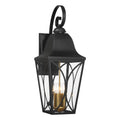 Minka-Lavery 73359-757 Sand Coal Black,Olden Brass Cardigan 4 Light Outdoor Wall Mount Image 1