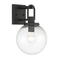 Minka-Lavery 73360-66 Sand Coal Black Wenston 1 Light Wall Mount Image 1