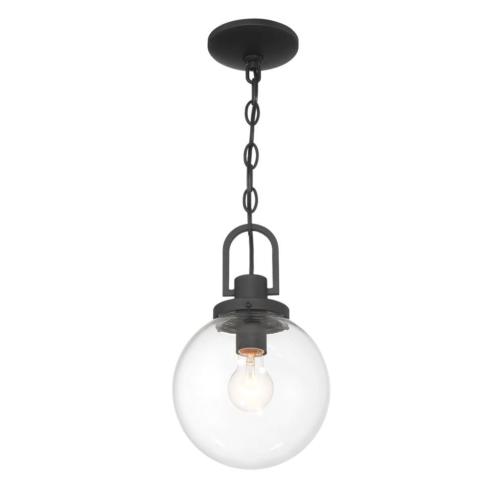 Minka-Lavery 73364-66 Sand Coal Black Wenston 1 Light Pendant Image 3