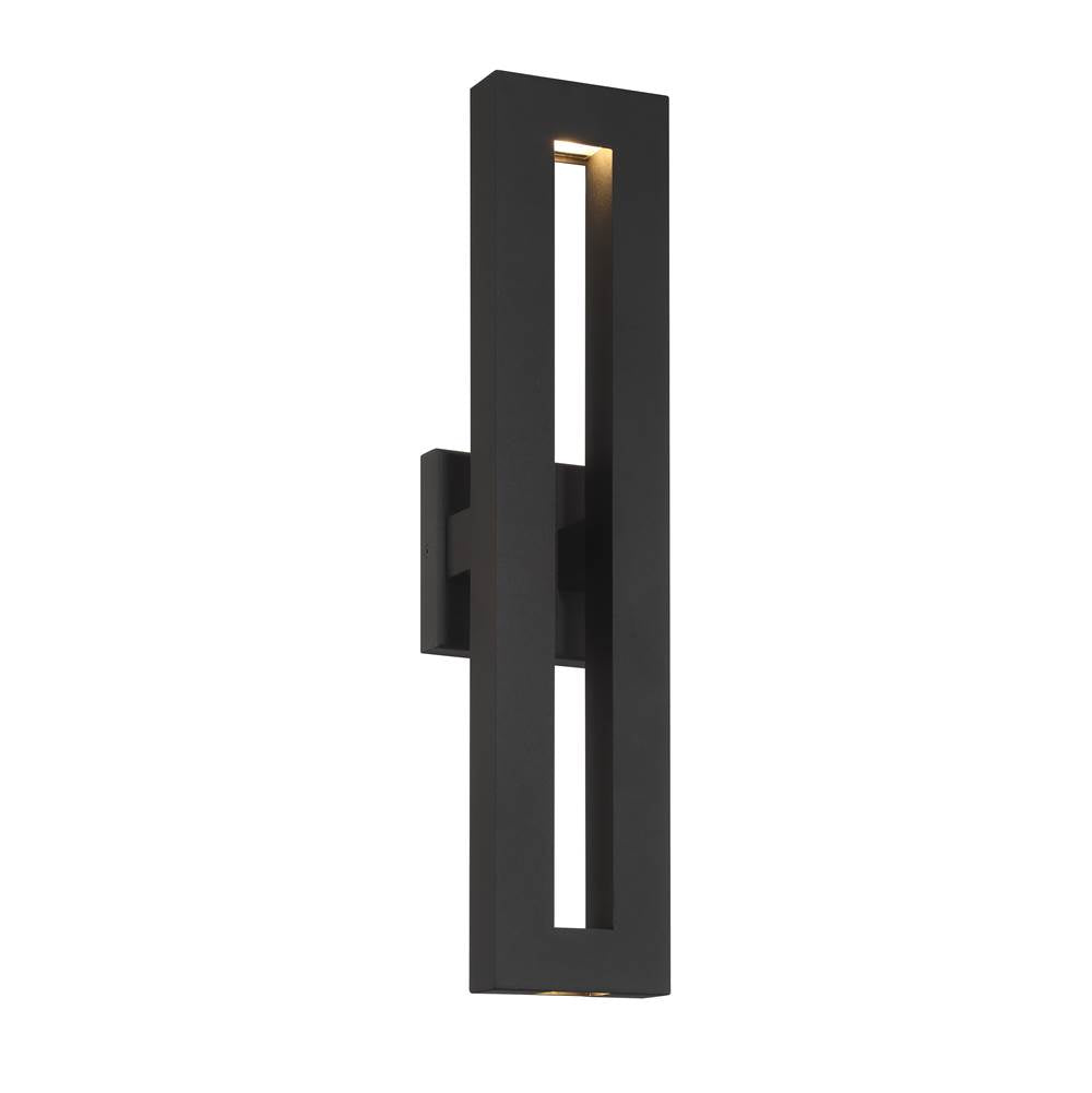 Minka-Lavery 73371-66-L Sand Coal Black Paddock 2 Light Led Outdoor Image 1