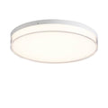 Minka-Lavery Vantage White 11'' Diameter Led Flush Mount With Milky White And Clear Acrylic Shade