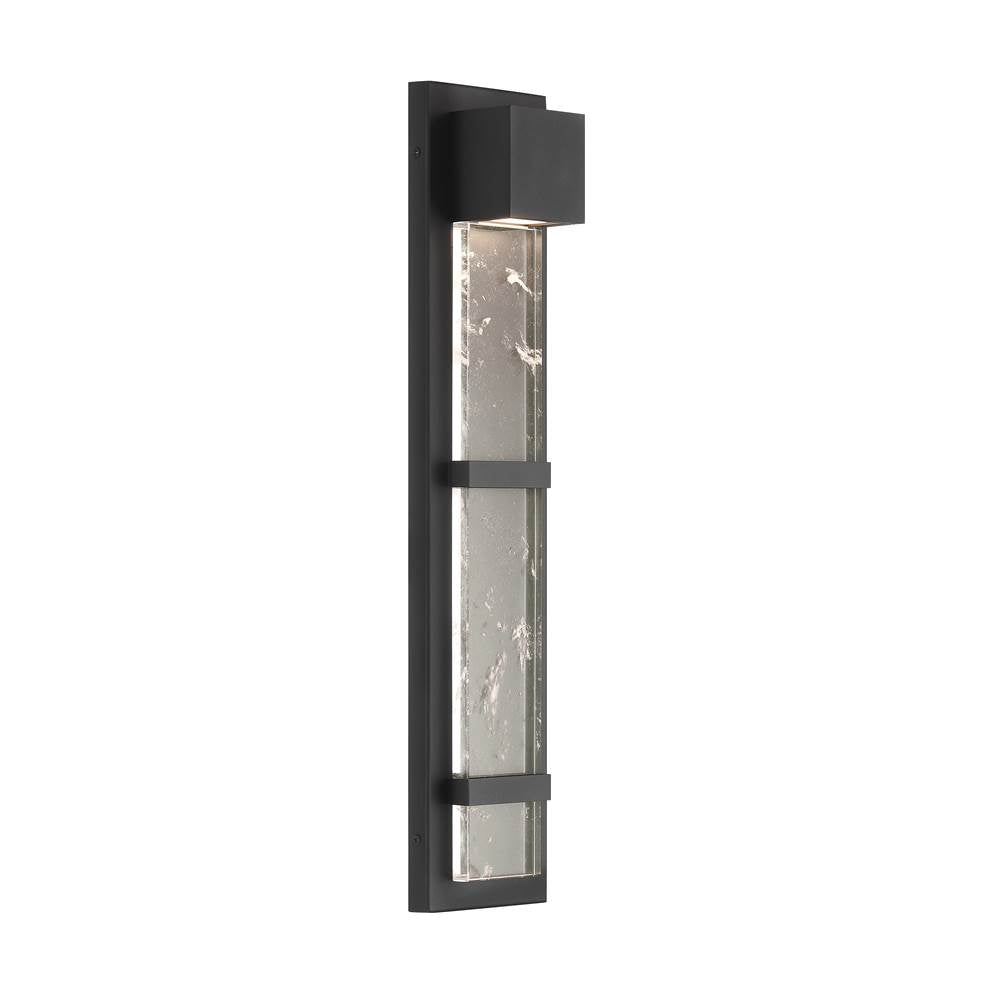 Minka-Lavery 77301-66-L Sand Coal Black Sol 1 Light Outdoor Led Wall Mount Image 3