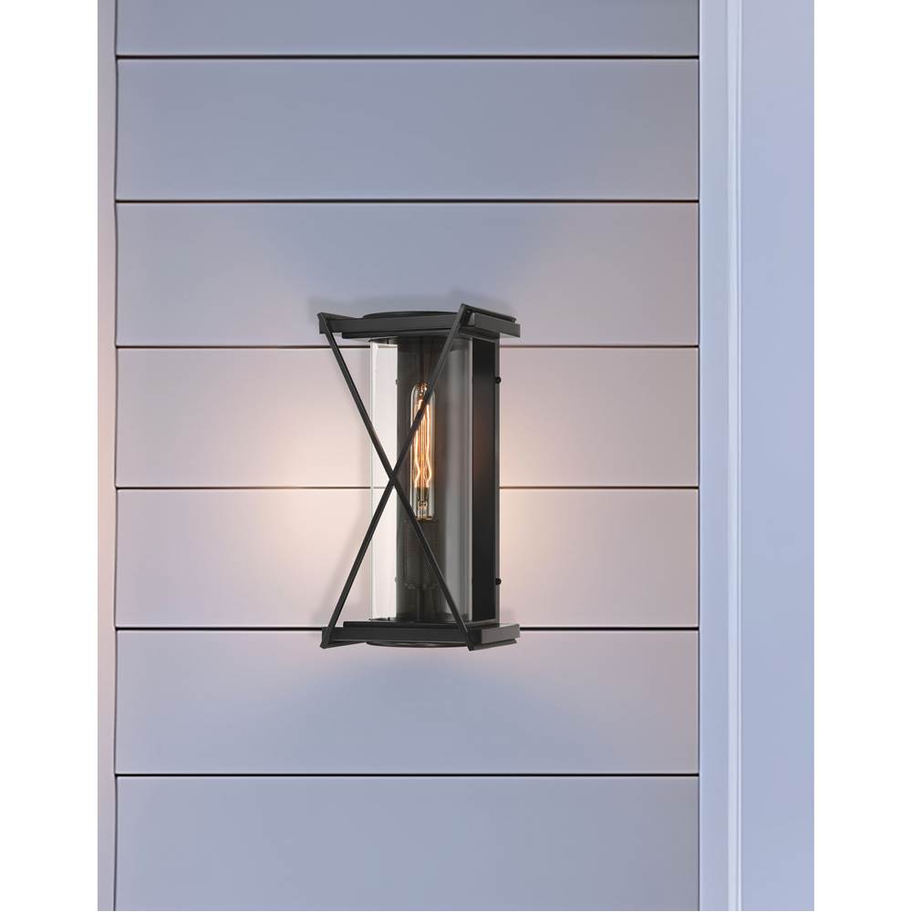 Minka-Lavery 77600-899 Dark Matte Black Rockhill 15.75'' High 1-light Outdoor Sconce Image 4
