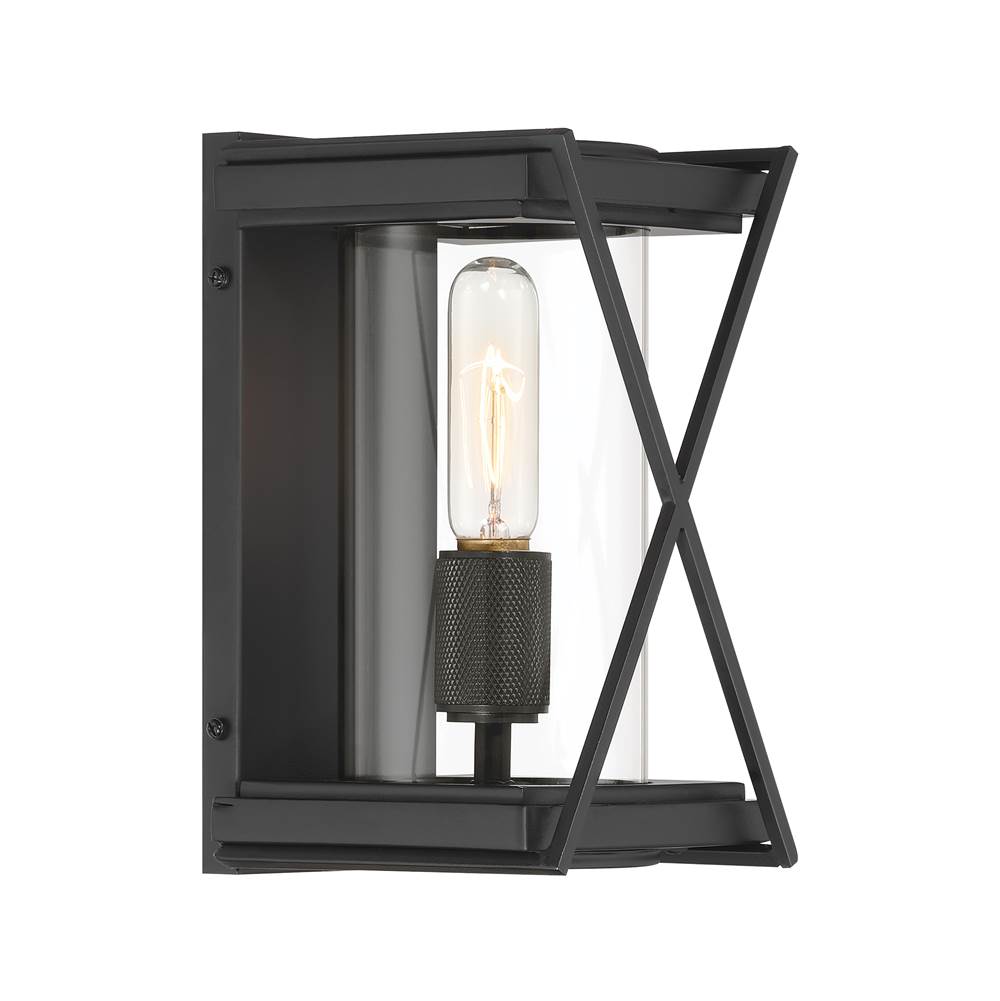 Minka-Lavery 77601-899 Dark Matte Black Rockhill 10.5'' High 1-light Outdoor Sconce Image 6