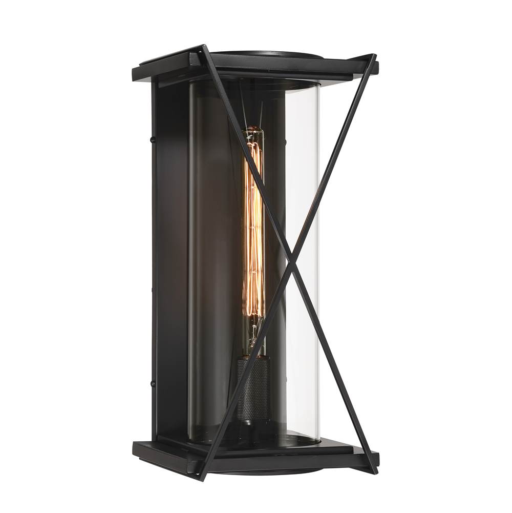 Minka-Lavery 77602-899 Dark Matte Black Rockhill 19.5'' High 1-light Outdoor Sconce Image 7