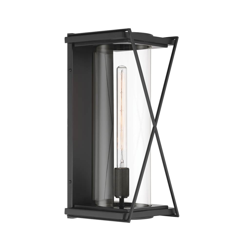 Minka-Lavery 77602-899 Dark Matte Black Rockhill 19.5'' High 1-light Outdoor Sconce Image 6