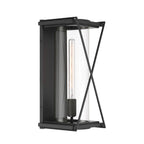 Minka-Lavery 77602-899 Dark Matte Black Rockhill 19.5'' High 1-light Outdoor Sconce Image 6