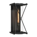 Minka-Lavery 77602-899 Dark Matte Black Rockhill 19.5'' High 1-light Outdoor Sconce Image 1