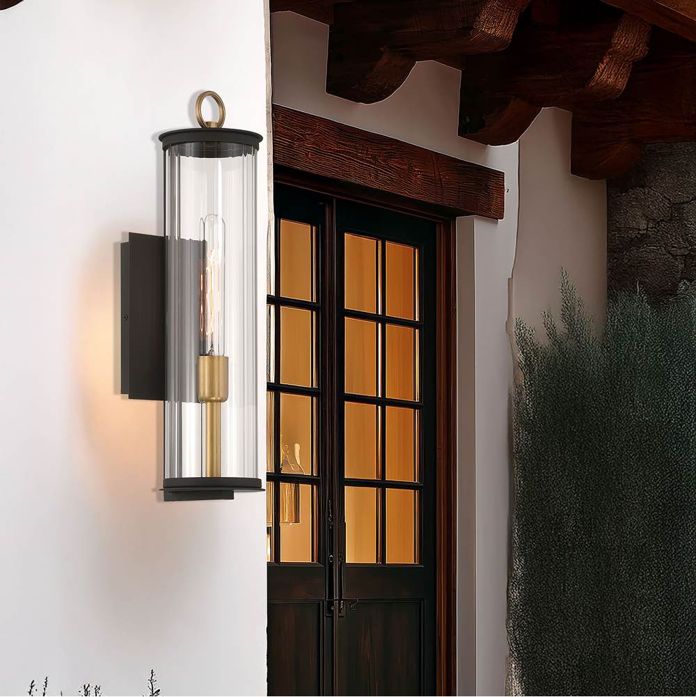 Minka-Lavery 79001-734 Dark Matte Black Cara 19.25'' High 1-light Outdoor Wall Sconce Image 5