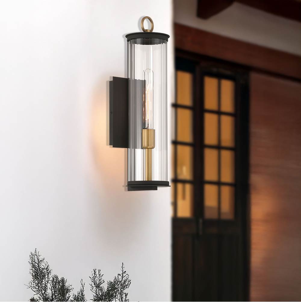 Minka-Lavery 79001-734 Dark Matte Black Cara 19.25'' High 1-light Outdoor Wall Sconce Image 4