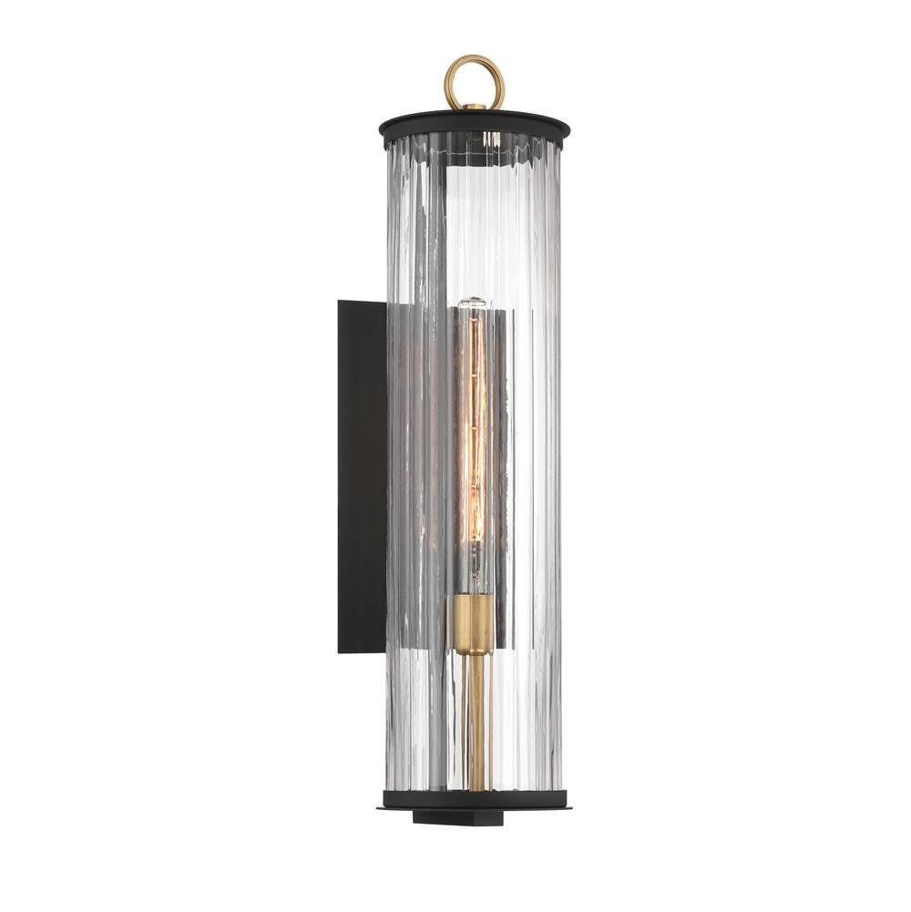 Minka-Lavery 79002-734 Dark Matte Black Cara 27.5'' High 1-light Outdoor Wall Sconce Image 8