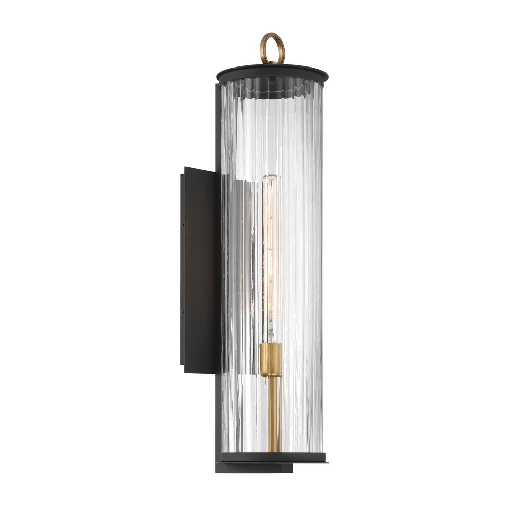 Minka-Lavery 79002-734 Dark Matte Black Cara 27.5'' High 1-light Outdoor Wall Sconce Image 7