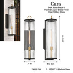 Minka-Lavery 79002-734 Dark Matte Black Cara 27.5'' High 1-light Outdoor Wall Sconce Image 4