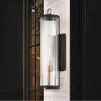 Minka-Lavery 79002-734 Dark Matte Black Cara 27.5'' High 1-light Outdoor Wall Sconce Image 5