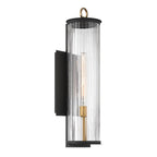 Minka-Lavery 79002-734 Dark Matte Black Cara 27.5'' High 1-light Outdoor Wall Sconce Image 1